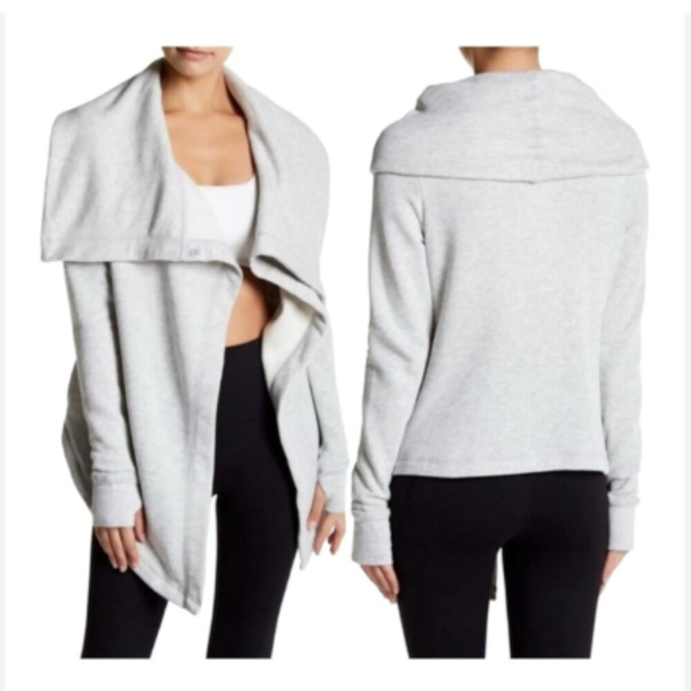Zella Shooting Star Drape Collar Cardigan